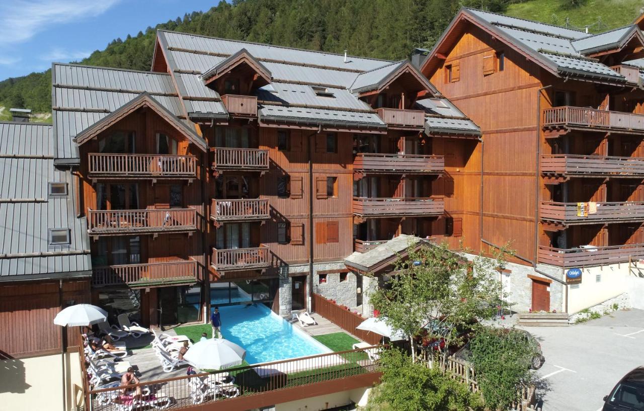 Résidence Odalys Le Hameau et les Chalets de la Vallée d'Or Valloire Esterno foto